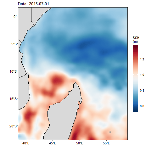 Animation of Sea Surface Height Anomaly in the tropical Indian Ocean from July 1 to July 31, 2015